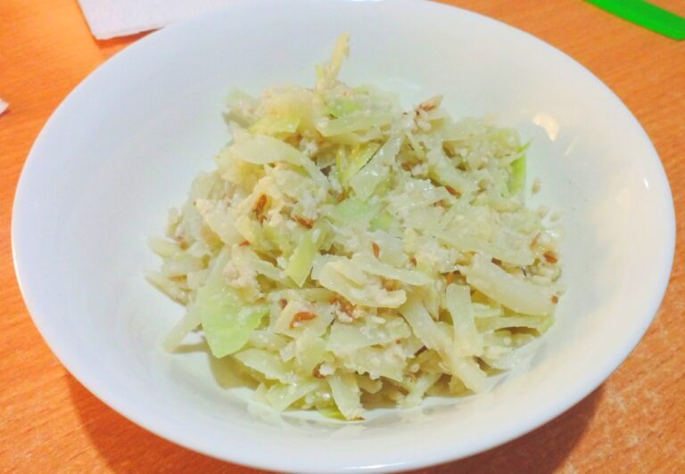 Печёная капуста с кунжутом — Рецепт